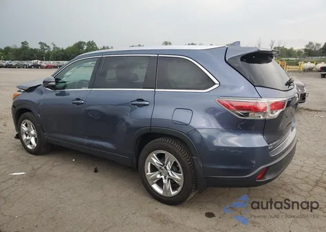 2015 Toyota Highlander Limited из США, поврежденный, VIN 5TDDKRFHXFS083343